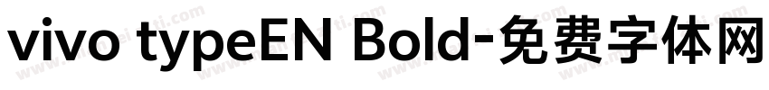 vivo typeEN Bold字体转换